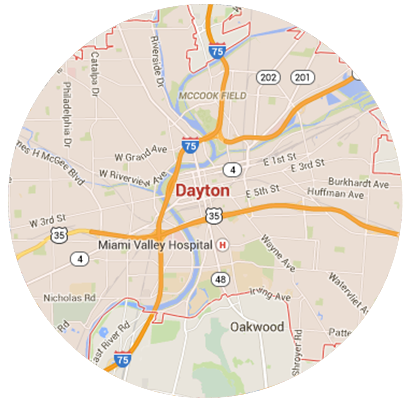 Dayton Garage Door Service Areas